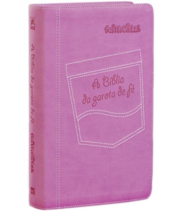A Bíblia da Garota de Fé (rosa)