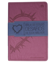 Bíblia de Estudo Desafios de Toda Mulher - Rosa 