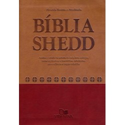 Bíblia Shedd - Marrom e Vermelha