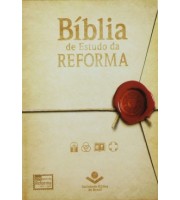 Bíblia de Estudo da Reforma - Capa Vinho 